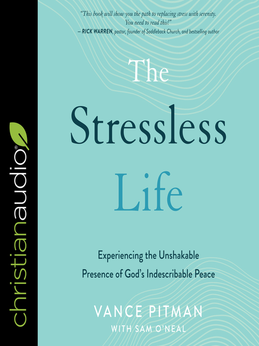 Title details for The Stressless Life by Vance Pitman - Available